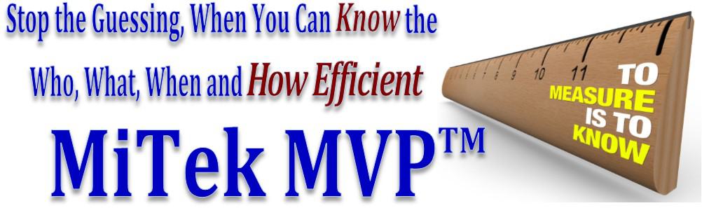 MiTek MVP productivity-measurement banner