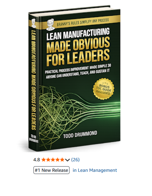 Lean Manufacturing Made Obvious book cover and reader rating